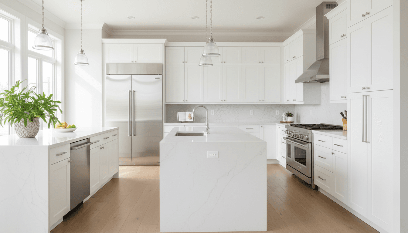 Modern kitchen in new construction
