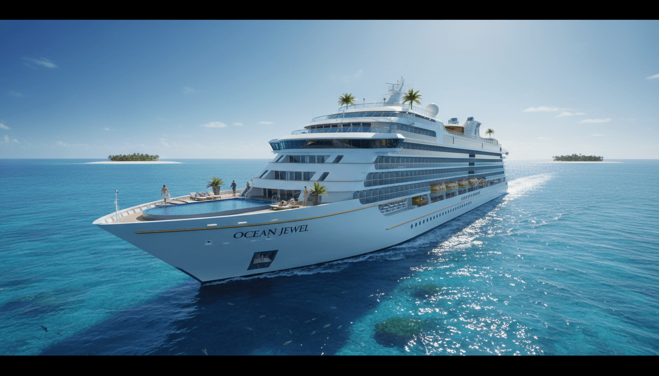 Luxury cruise ship at sea representing the exclusive cruise incentive