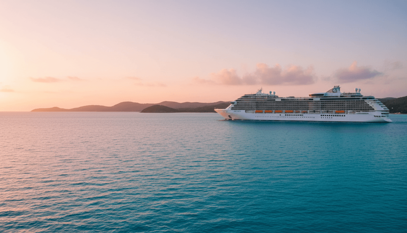 Luxury cruise ship representing the cruise incentive for new construction buyers